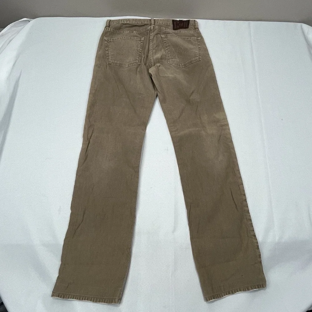 Citizens of Humanity Vintage USA Made Sid Texture Striped Jeans. Cord Look 32x33 - Picture 2 of 12